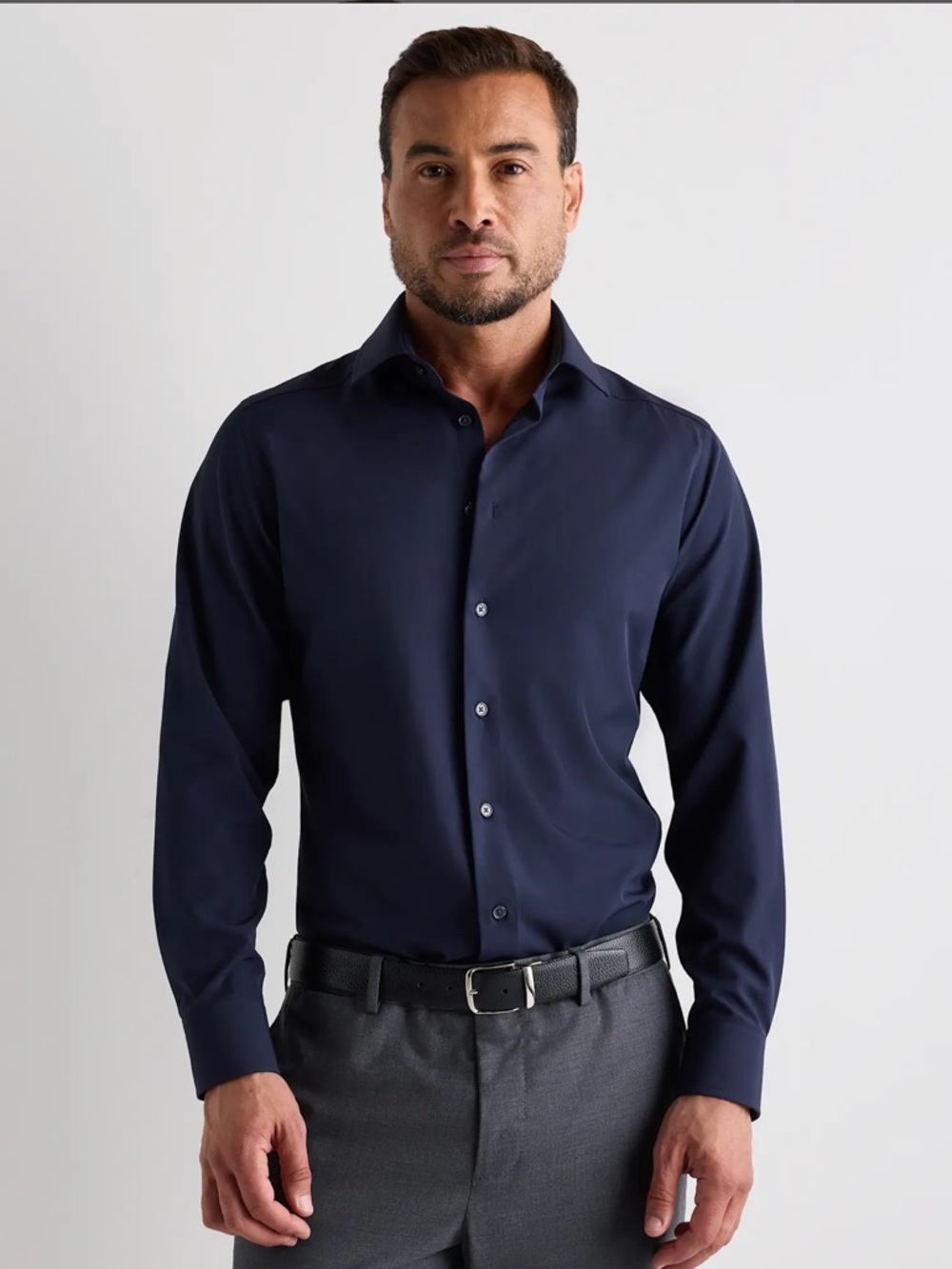 Performance Stretch Wrinkle-Free Slim Dress Shirt